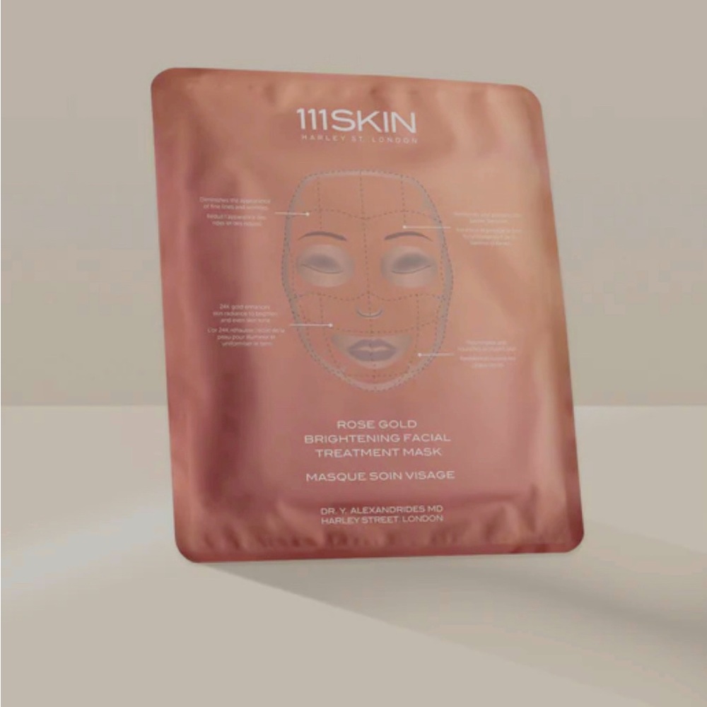 New 111SKIN Rose Gold Brightening Facial Treatment Mask
